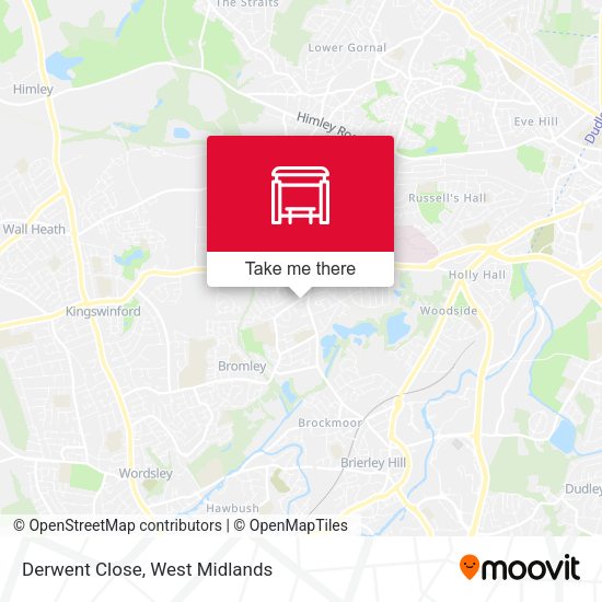 Derwent Close map