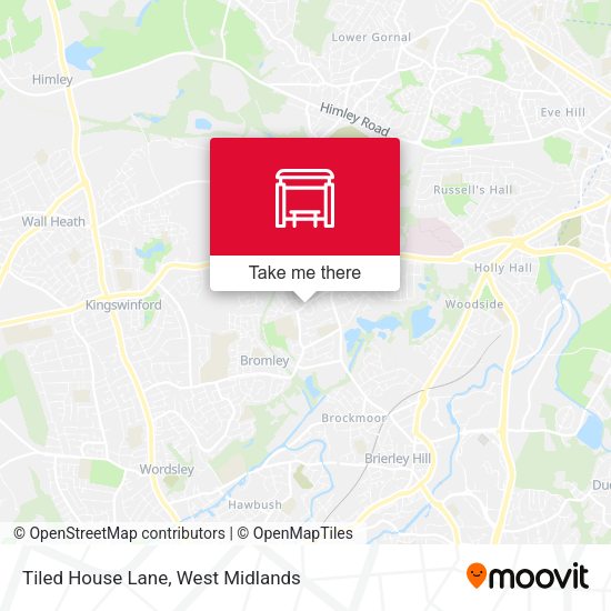 Tiled House Lane map