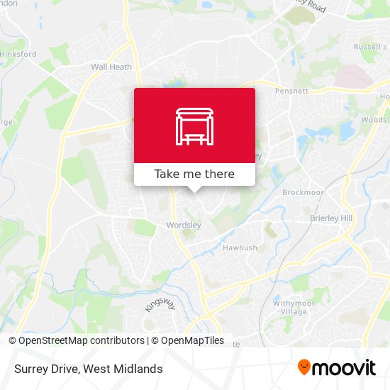 Surrey Drive map