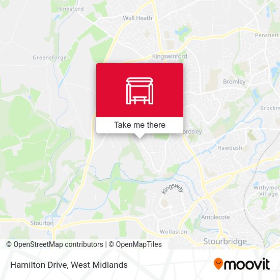 Hamilton Drive map