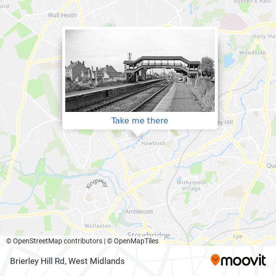 Brierley Hill Rd map