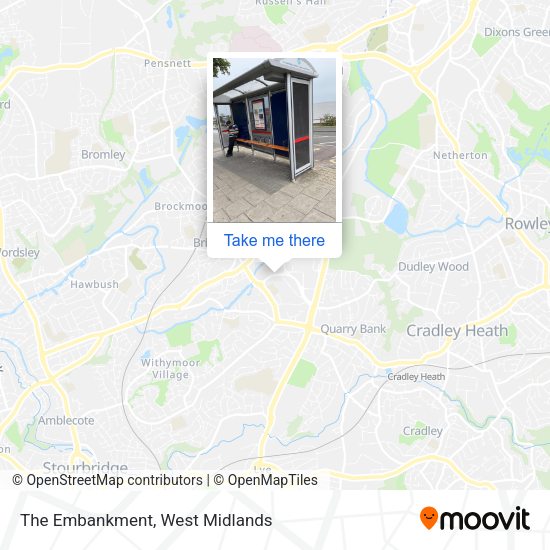 The Embankment map