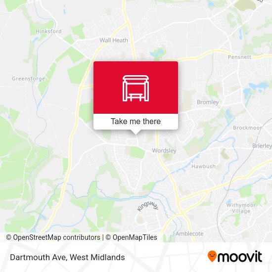 Dartmouth Ave map
