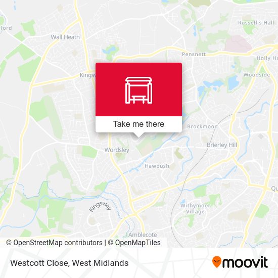 Westcott Close map