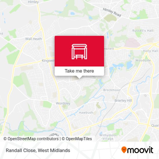 Randall Close map