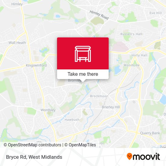 Bryce Rd map