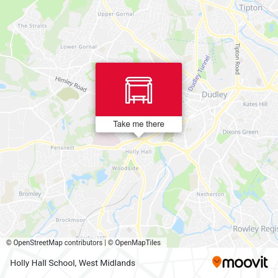 Holly Hall School map
