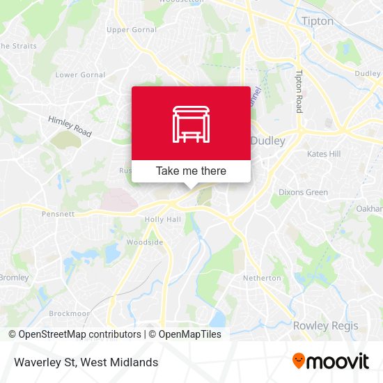 Waverley St map
