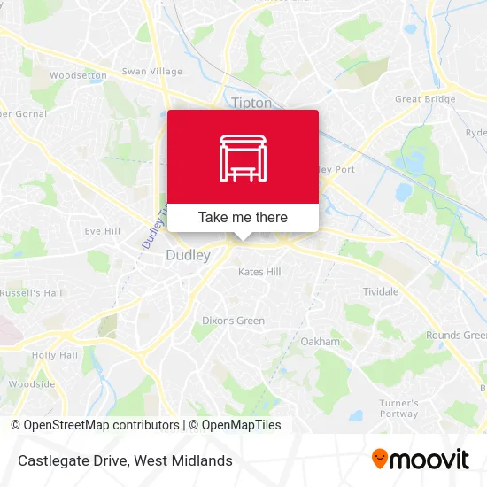 Castlegate Drive map