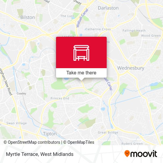 Myrtle Terrace map