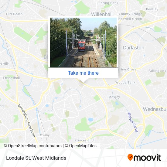 Loxdale St map