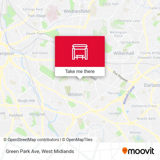 Green Park Ave map