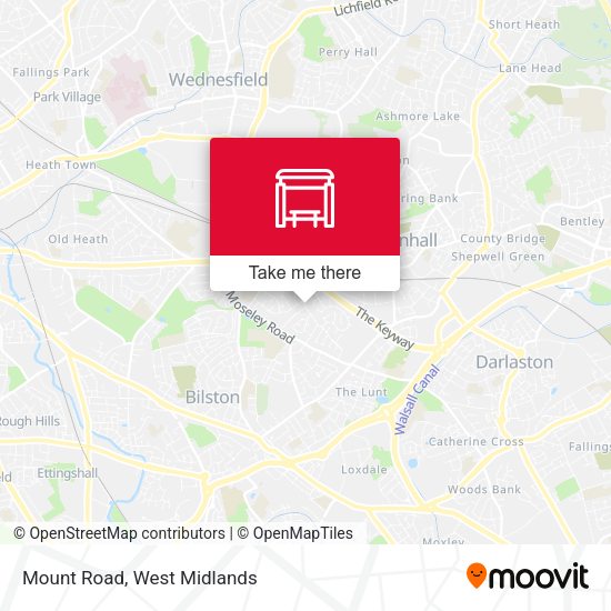 Mount Road map