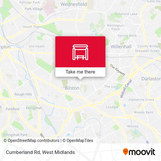 Cumberland Rd map