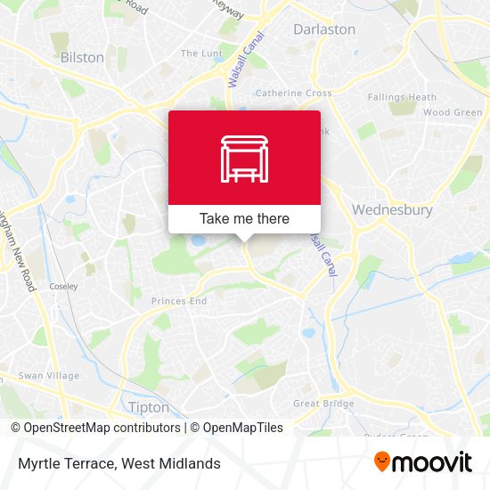 Myrtle Terrace map