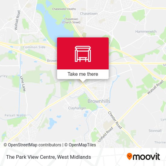 The Park View Centre map