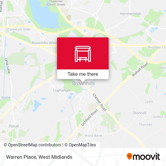 Warren Place map
