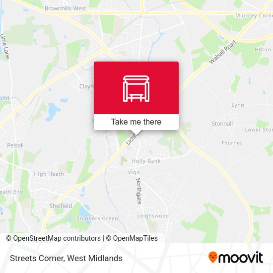 Streets Corner map