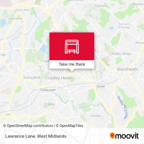 Lawrence Lane map