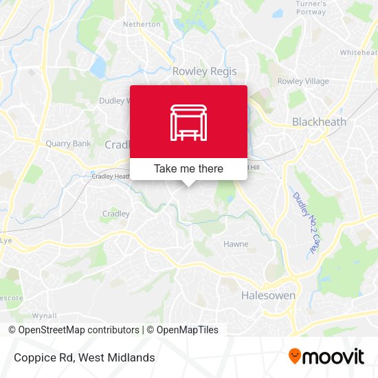 Coppice Rd map