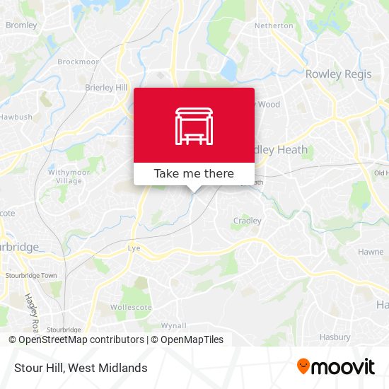 Stour Hill map