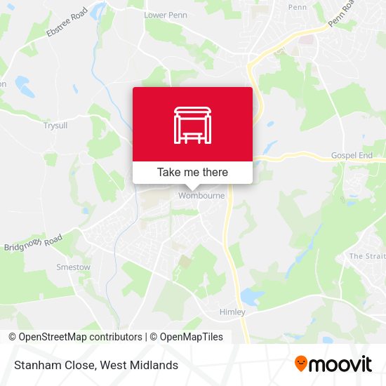 Stanham Close map