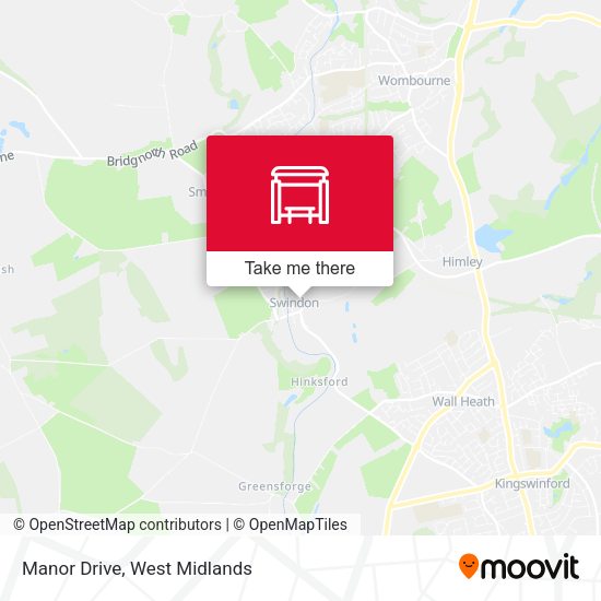 Manor Drive map