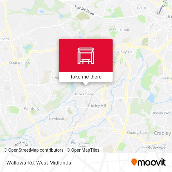 Wallows Rd map