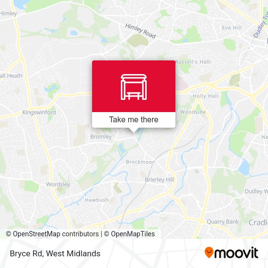 Bryce Rd map