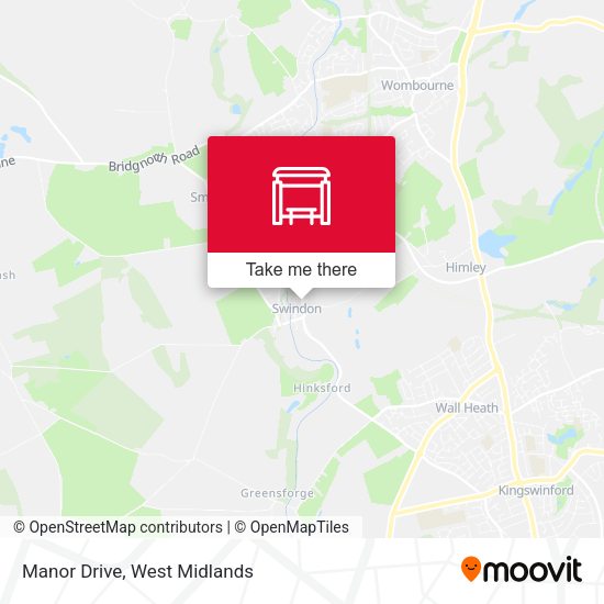 Manor Drive map