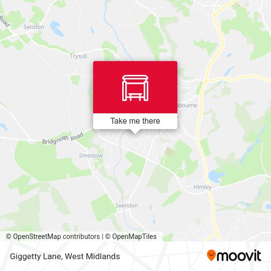 Giggetty Lane map