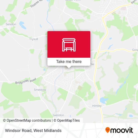 Windsor Road map