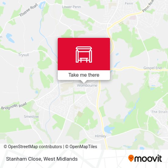 Stanham Close map