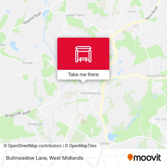 Bullmeadow Lane map