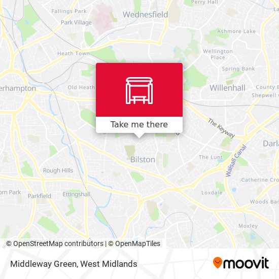 Middleway Green map
