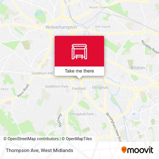 Thompson Ave map