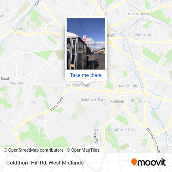 Goldthorn Hill Rd map