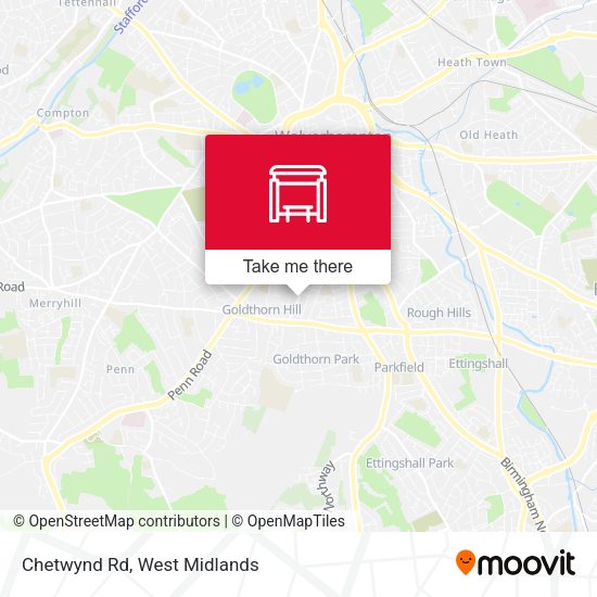 Chetwynd Rd map