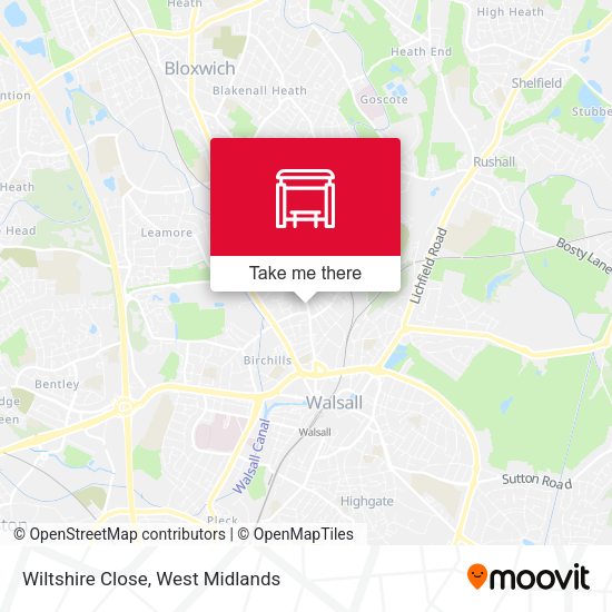 Wiltshire Close map
