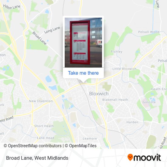 Broad Lane map