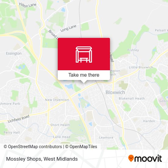 Mossley Shops map
