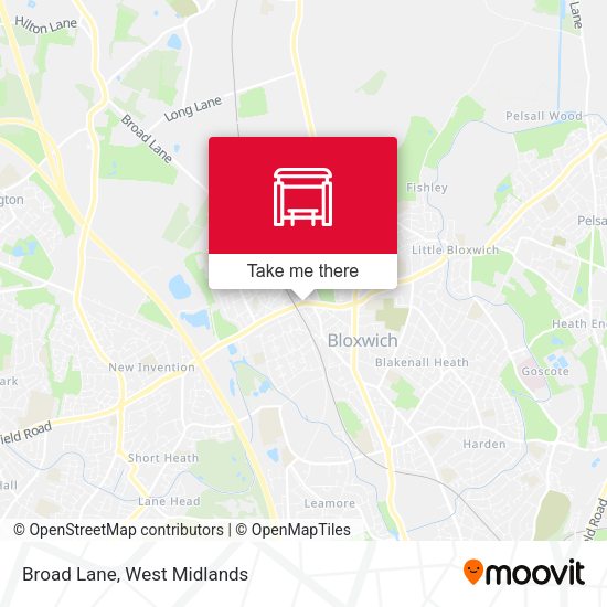 Broad Lane map