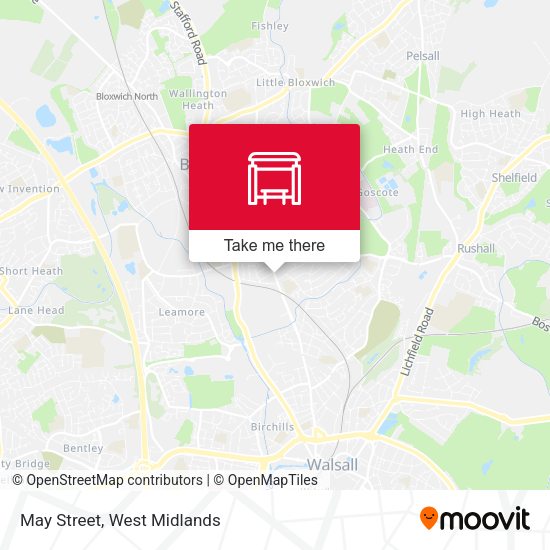 May Street map
