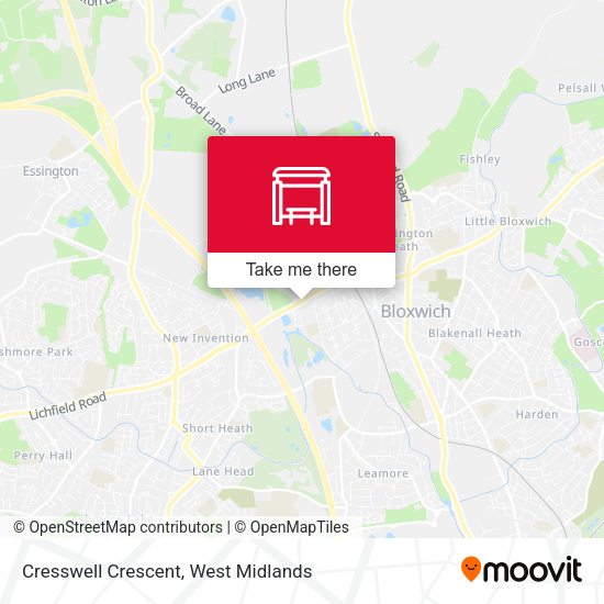 Cresswell Crescent map