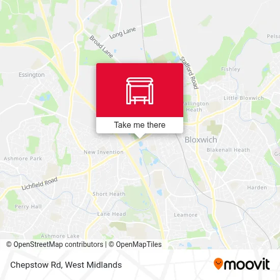 Chepstow Rd map