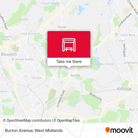 Burton Avenue map