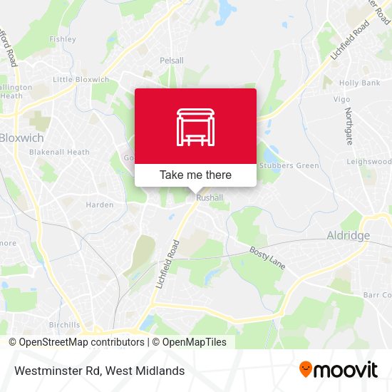 Westminster Rd map