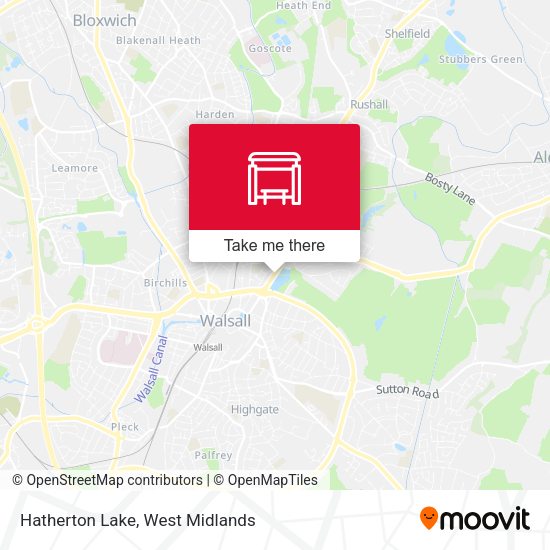 Hatherton Lake map