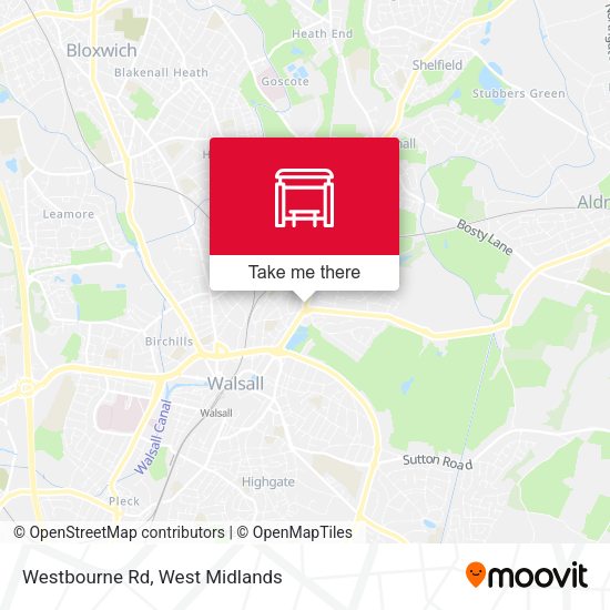 Westbourne Rd map