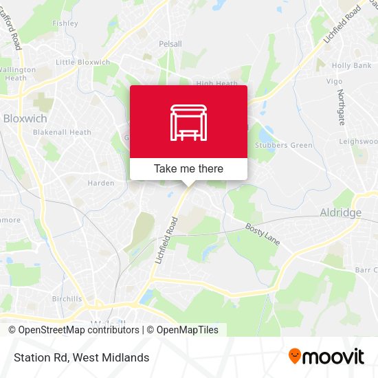 Station Rd map